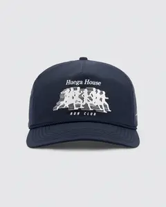 Huega House Navy Blue Nylon Hat for Active Lifestyle Enthusiasts - Stylish & Durable Everyday Wear or Adventure Cap