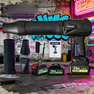 Cheetah Cordless Leaf Blower 21V 40min Runtime Turbo Jet Pure Copper Motor 680W  Thrust Car Detailing Patio Garage