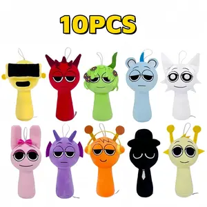 Sprunki Plush 10PCS Gift Bundle – Soft comfort plush bundle for kids’ bedrooms, desks & play corners. Popular sibling + friend shareable gift. Perfect Valentine's Day surprise, Birthday present & Easter basket stuffer for kids & teens.