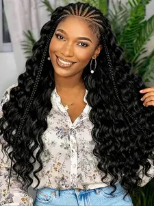 Fashion Unique Braided Wave Hairband Wig, 13x6 Lace Front Fashion Braid Wig, Adjustable Daily Work Gift, Perfect for Any Occasion