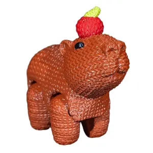 Cute Capybara Fidget Desk Toy - Unique Gift - Animal Figurine Decor print mini Decorative Ornaments