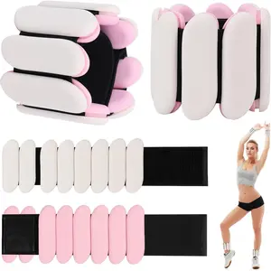 Wrist Weights - 1 Pair (1 lb Each) | Adjustable Wearable Wrist Ankle Weights,  Wrist Bangles  and Arm Weights for Women | Yoga, Dance, Pilates, Swimming, Walking and Gym