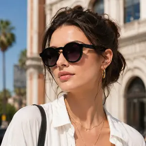 Fashion Floral Neutral Sunglasses, Gradient Uv400 Reading Glasses, Lightweight Design, Ideal for Outdoor Leisure, Travel, Coffee Time, Chic Sunglasses