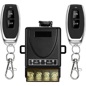 Remote  with 328 ft Long Range,DC 12V/24V/48V/72V Current Rating 30A,12v Remote Control  for  Kinds of DC Motors,Luminaire Controll etc