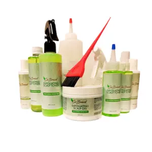Se-Brazil Salon Bundle for Toner - 16oz EMPTY Bottle (2) 8oz & (2) 4oz Toner +Toner Cap Bundle + (1) Shampoo 4oz+ (1) Conditioner 4oz + (1) Scalp Gel 2oz with (1) Spray Bottle