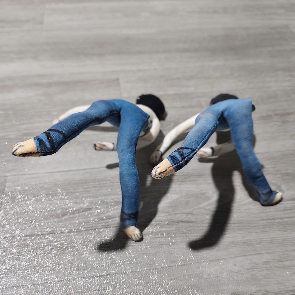 Premium Death Note L·Lawliet Plush Doll | Iron Wire Joints Flexible Cosplay Stuffed Toy | Room Decor Halloween Gift