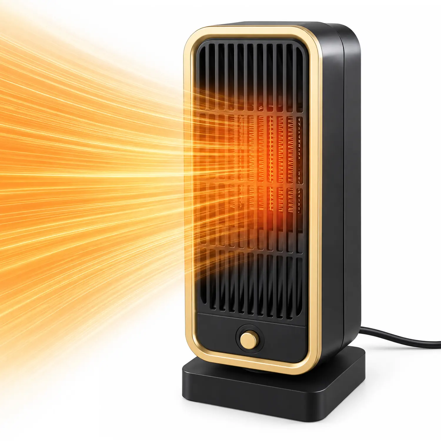 Globalstore 500W Power Mini Portable Ceramic PTC Heater - 3s Fast Heating, Over-Heat & Tip-Over Protection, Indoor Household Electric Space Heater