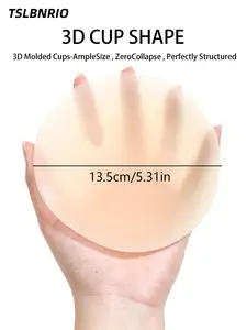 Summer women's large-size Nipple Covers, invisible and seamless bra pads, specially designed for big breasts, invisible bra, anti-protrusion, anti-bareness, suitable for beaches, swimming pools, work, shopping, and outings.