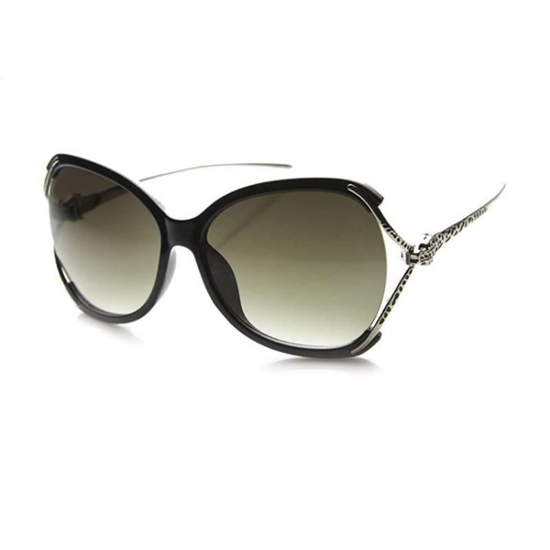 Fashion Culture Unisex Uri Oversized Butterfly Sunglasses Jaguar Trim (Black) elegant sunglasses