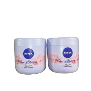 Nivea Cherry Blossom Body Cream - Pack of 2 - 400mL - Normal to Dry Skin Care Nourishing Moisturizing