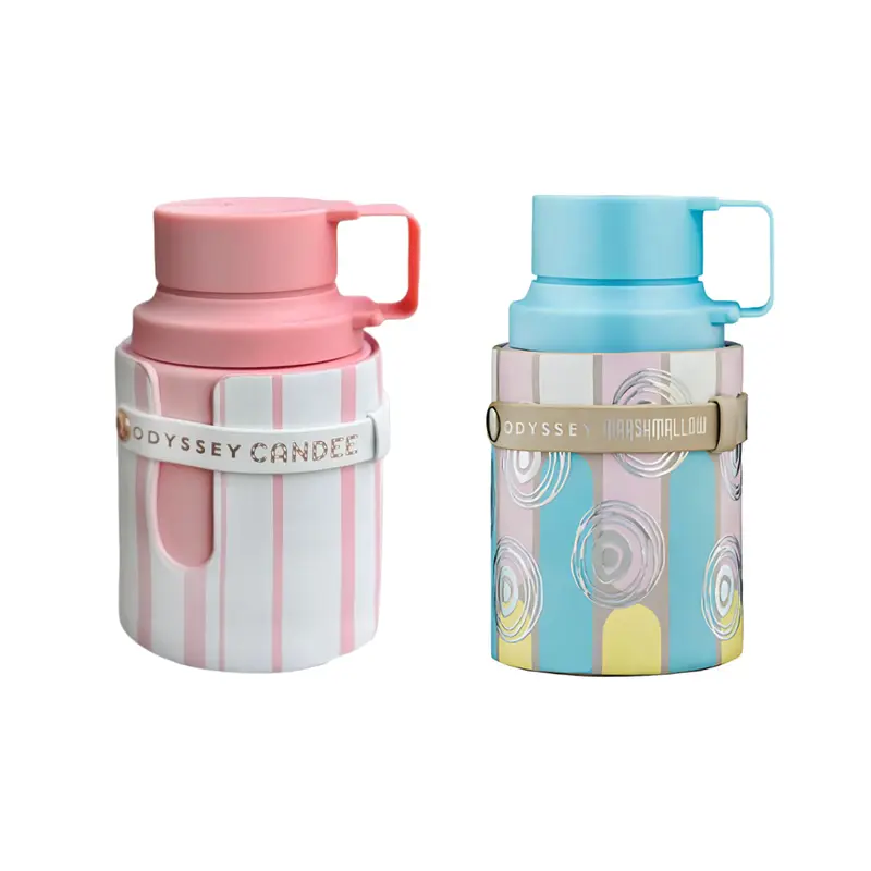 Unisex 2-Piece Perfume Bundle - Armaf Odyssey Marshmallow Gourmand Edition & Armaf Odyssey Candee Eau de Parfum (3.4 Oz Each) - Marshmallow Gourmand Feels Cozy, Praline Musk, Sweet Indulgence, Modern Elegance