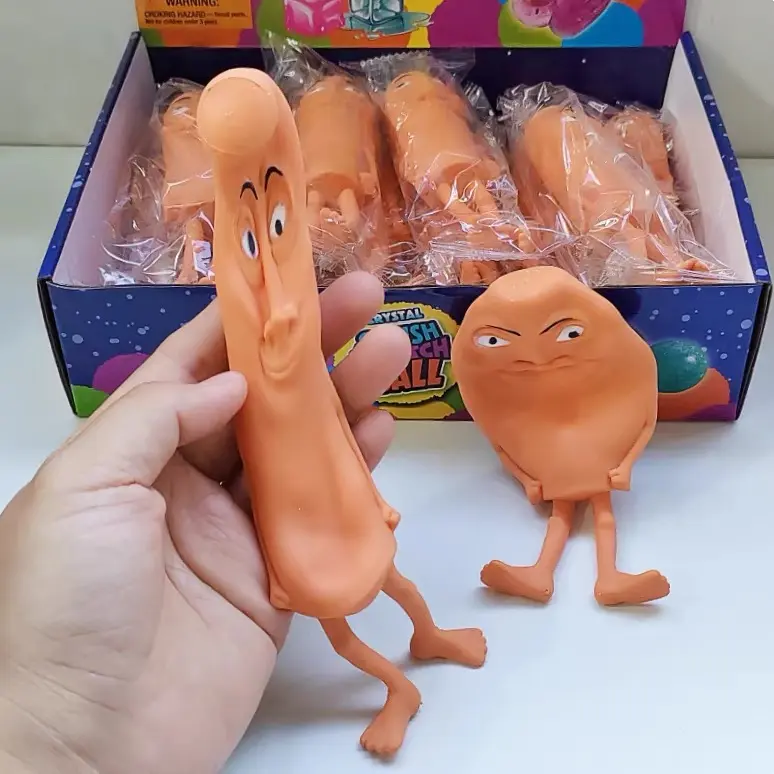 Tung Sahur Squishy Fidget Meme Figure - Squishy, Stress Relief Sculptures, Silly Fun Toy, Cute Squeeze Gift for Kids