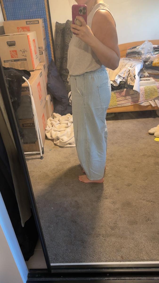 Item: Blue Railroad Stripe, L, 1