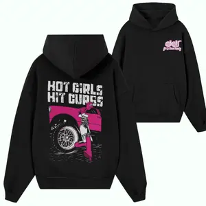 Dirty Diesel Supply “Hot Girls Hit Curbs” Hoodie, Funny Pink Truck Graphic Pullover, Diesel Mechanic Streetwear for Women, Lifted Truck Lover Gift Outfit