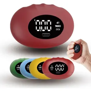 Hand Grip Strengthener, Rechargeable Digital Grip Strength Trainer Up to 396lbs Hand Gripper Strengthener, Forearm Strengthener, Fitness Toy, Stress Balls for Adults Kids