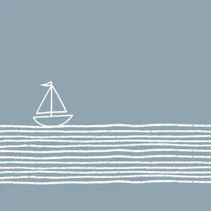 Pure Sailing, blue Lunch Napkins