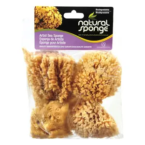 Acme 1094903 3.5 x 4 in. Faux Artist Sea Sponge - Pack of 4
