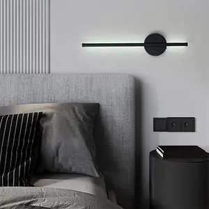 Wall Light with Remote Control, 50cm LED, Type-C Rechargeable, Magnetic Installation, Adjustable Brightness & Color Temperature, Dimmable Wall Lamp