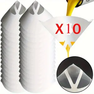 Durable Paint Strainer Paper Funnel for Spray Guns - Essential Garage & Shop Accessory, Filters Paint & Debris, Easy to Clean, Ideal for Precise Application, Paint Guns Accessories