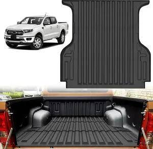Nilight Truck Bed Mat 5FT for 19 20 21 22 23 Ford Ranger Short Bed, 4x4 Lariat 2.3L USA Version, TPE Anti-Slip Vehicle Cargo Bed Liner Mat for 2019 2020 2021 2022 2023 Ford Ranger Super Crew  dealsforyoudays, Truck Floor Mats, Anti-Slip Tpe