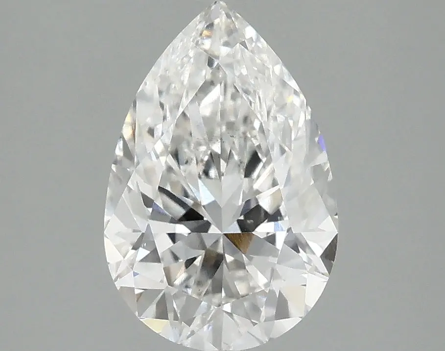 Lab-Grown Pear Shape Diamond Ring Component - 3ct, VS2 Clarity, Exquisite Cut, IGI Certified with Full Report, Jewelry Accessory