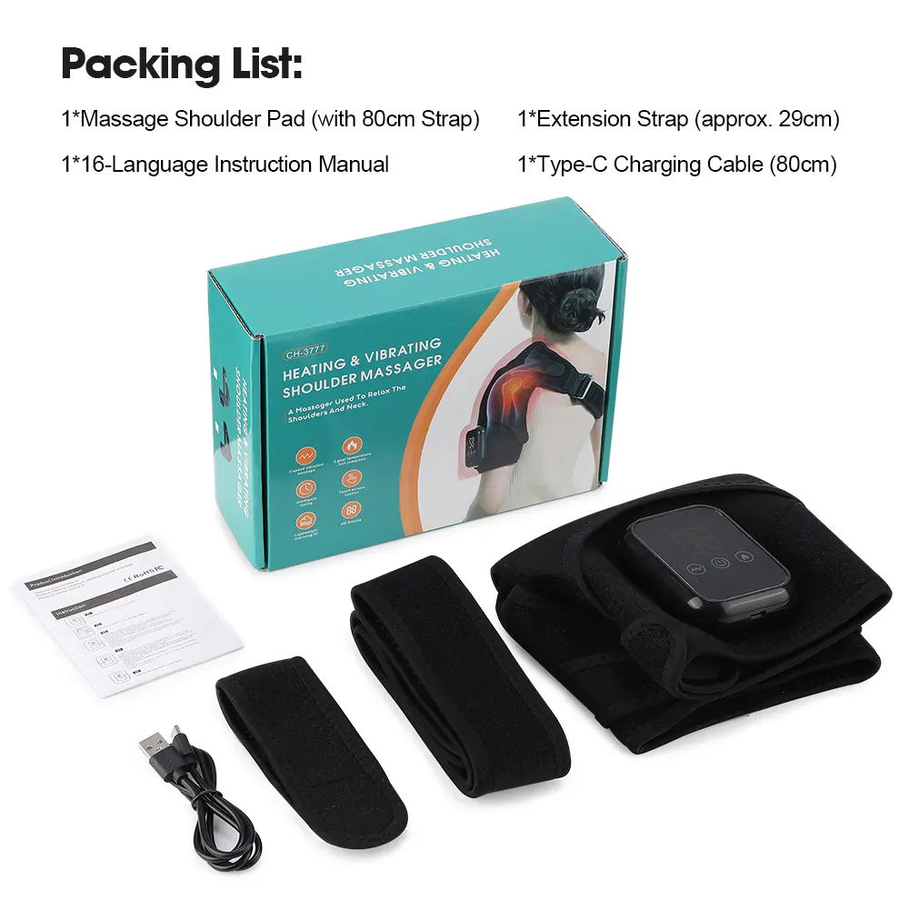 Shoulder Heating Massager, Cordless 3 Vibration Modes, 3 Heat Settings, Adjustable Heating Temperature, Large Shoulder Wrap, Left & Right Shoulders, Rotator Cuff Heating Pad, Christmas Gift, Heated Wrap - TikTok Shop Shoulder Heating Massager, Cordless 3 Vibration Modes, 3 Heat Settings, Adjustable Heating Temperature, Large Shoulder Wrap, Left & Right Shoulders, Rotator Cuff Heating Pad, Christmas Gift, Heated Wrap - TikTok Shop