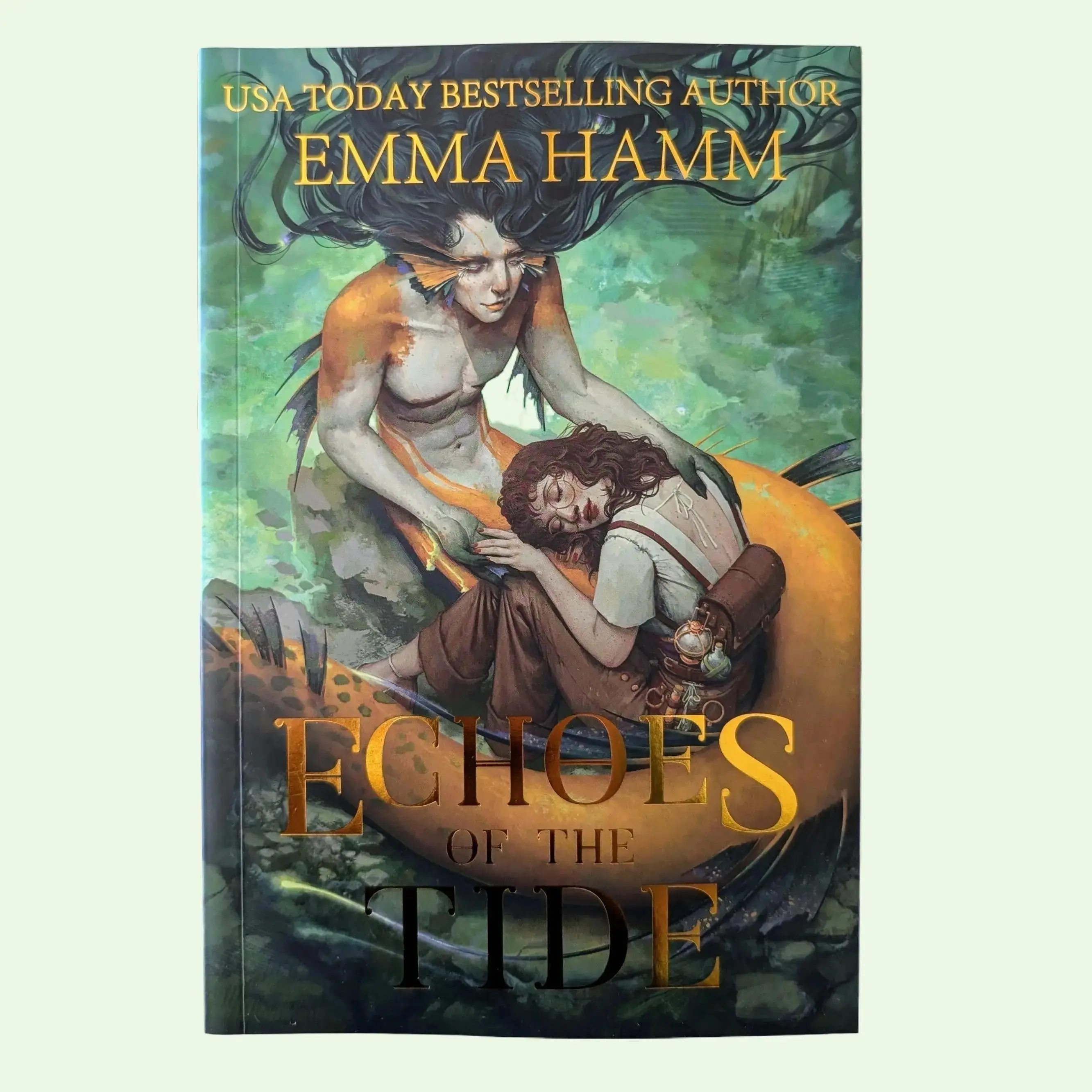 Echoes of the Tide [Foiled Cover] - Merman Monster Romance - Signed Paperback - Deep Waters Book #3