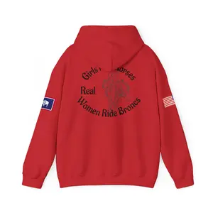 Real Women Ride Broncos Hoodie/ Ride Rank Collection
