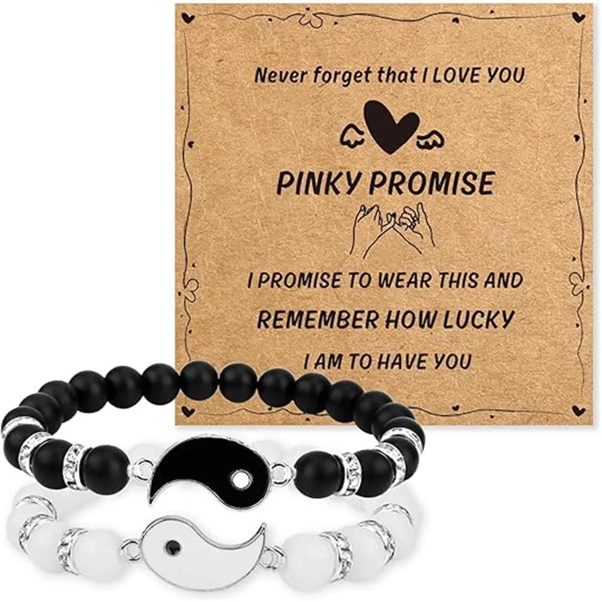 Couples Bracelets Yin Yang Matching Bracelets for Couples Graduation Gifts for Her Him Engagement Gifts for Couples Gifts Long Distance Touch Bracelets Boyfriend Girlfriend Gifts