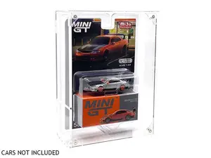 Premium Collector Single Case w/ Shelve & Cover (6″x2 1/8″x8″) Fits Diecast 1:64 Scale Models - MJ15020