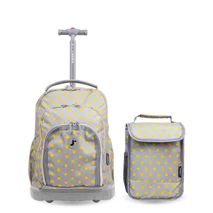 Lollipop Kids Rolling Backpack With Lunch Bag (16 Inch)