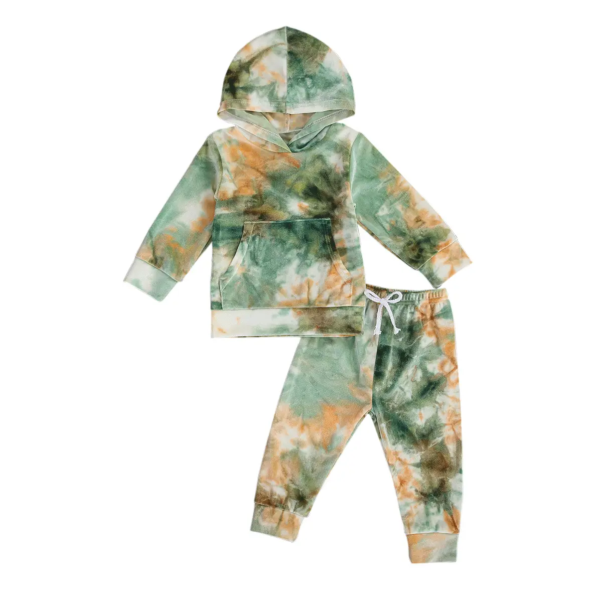 LAGKIYOJ Kids Toddler Girl Boy Fall Winter Clothes Outfits 1t 2t 3t 4t 5t 6Years Long Sleeve Tie-dye Hoodie Sweatshirt Top+Long Pants Set
