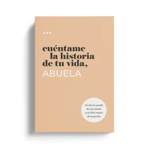 Cuéntame la historia de tu vida, abuela. The perfect gift for abuela