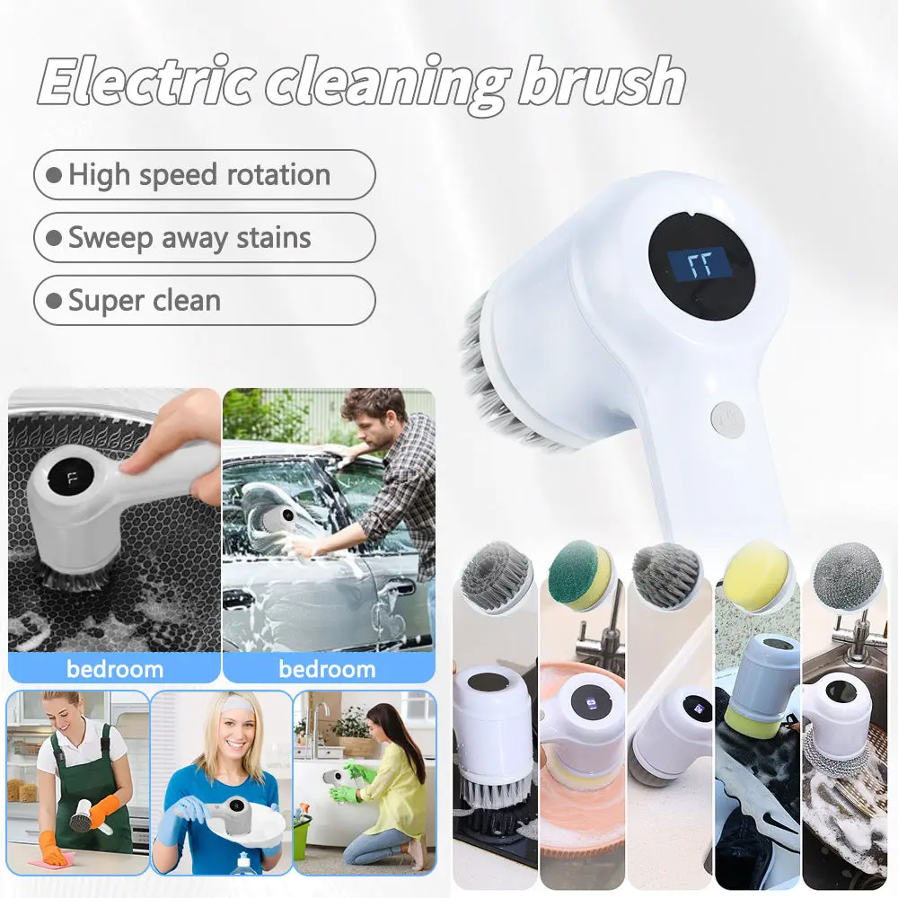 NNEDSZ Electric Cleaning Brush - Multipurpose High-Speed Cleaning Tool