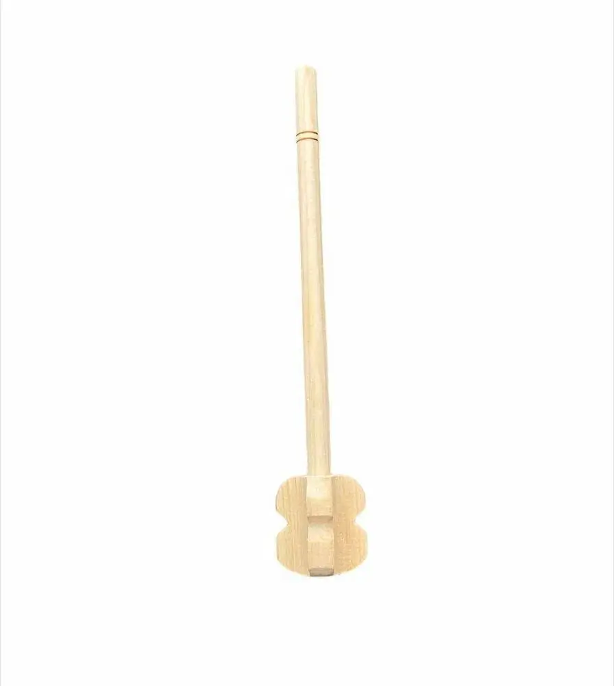 Wooden Chocolate Whisk – Traditional Colombian Molinillo – Pine Wood Stirrer for Hot Chocolate