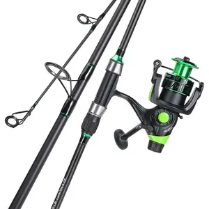 Surf Fishing Rod Combo IM8 Carbon 3 count Travel Spinning Rod with 4000 Size Spinning Reel (9'/10'/11'/12')