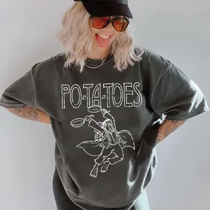 LOTR Potatoes Inspired Unisex T-Shirt,LOTR Gimli Funny quote, Bookish Merch, Literary Shirt, Gift For Book Lover, Foodie