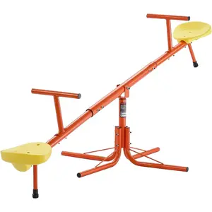 VEVOR Seesaw Teeter Totter for Kids Outdoor, 300 lbs Load Capacity, Sit and Spin Teeter Totter with Easy-Grip Handles, Playground Equipment with Swiveling 360 Degrees Rotating for Children Aged 3+VEVOR Super Brand Day