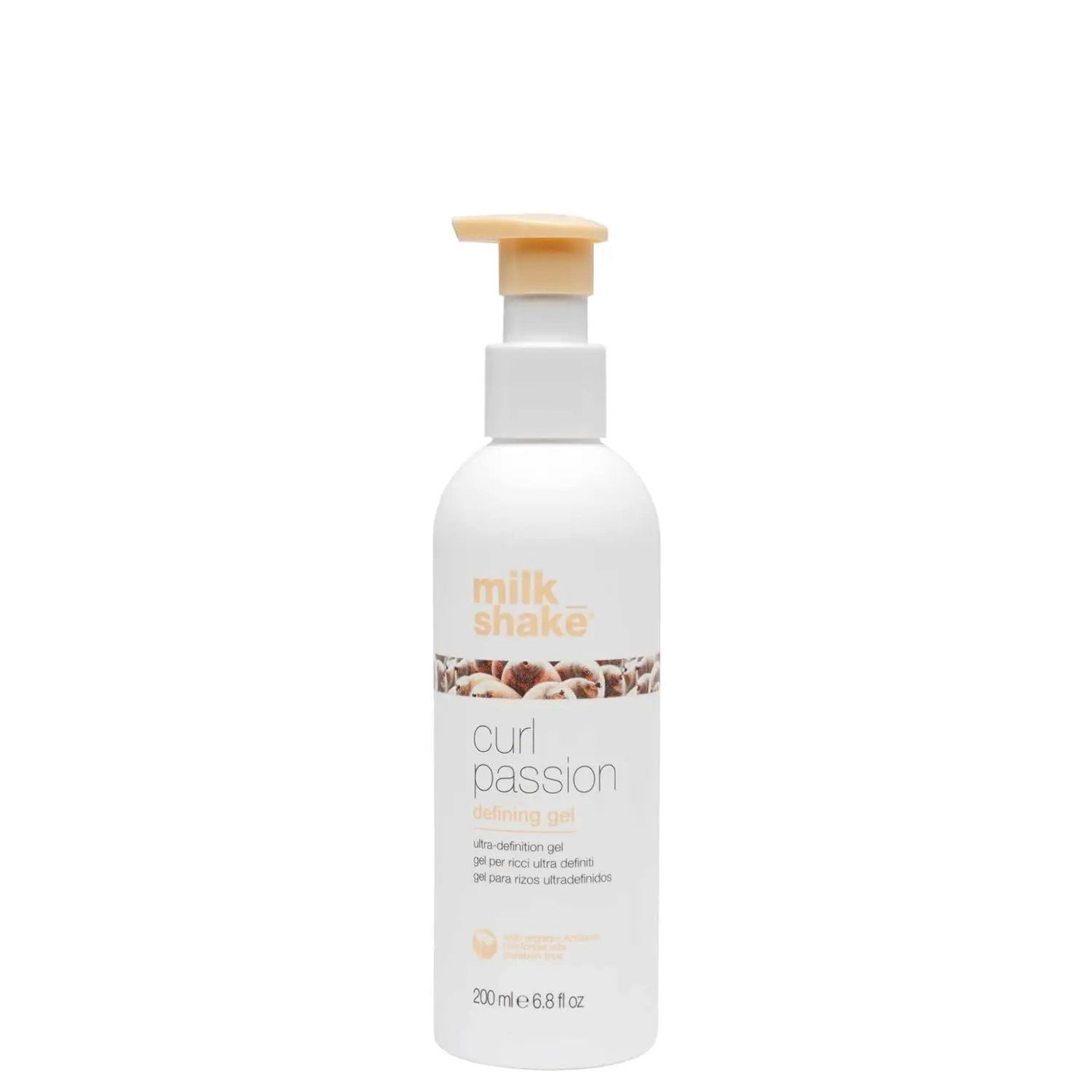 milk_shake Curl Passion Defining Gel | Strong Hold Curl Gel for Waves, Curls & Coils | Shapes & Defines with Bounce | With Babassu Oil, Praxcai Oil & Quinoa Proteins, 6.8 fl oz / 200 mL