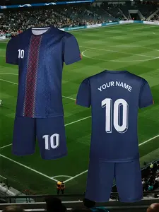 Summer Best-Selling Soccer Apparel: Quick-Dry Soccer Set for Teens (Top and Shorts) – Lightweight and breathable, perfect for sports, training, casual wear, and team activities. Ideal for outdoor sports and soccer training.