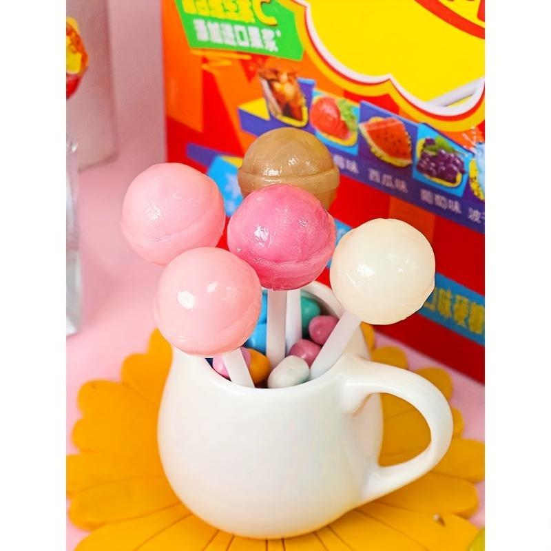 Chupa Chupa Pearls 2.04 oz/2 packs, Coca-Cola, Strawberry, Grape flavored hard cans, lollipops, candy, food, snacks, Easter basket fillers.