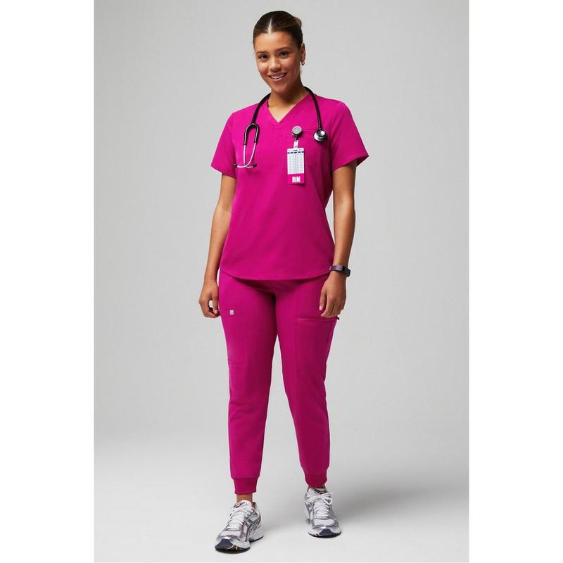 Fabletics Women's Vital 1-Pocket Scrub Top Clothing
