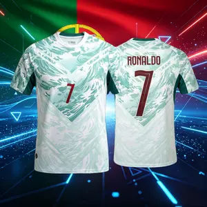 2026 Portugal National Home And Away 7# Cristiano Ronaldo Short And Long Sleeve Soccer Jersey Fans Version Breathable