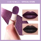 JUDYDOLL Cushion Lip Powder Cream, Cushion Matte Lock Lip Cream, Halloween Makeup, Blur, Mousse, Lipstick, Hydrating, Soft Velvet Matte Lip & Cheek, Smooth Lip Mud, Waterproof, Long-Lasting, Shimmer, Not Easy To Fade, Non-Stick Cup, Cosmetic