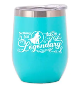Insulated Tumbler Mug/Cup - Legendary Lady Labs - Nothing Less Than Legendary -  Portable Drinkware