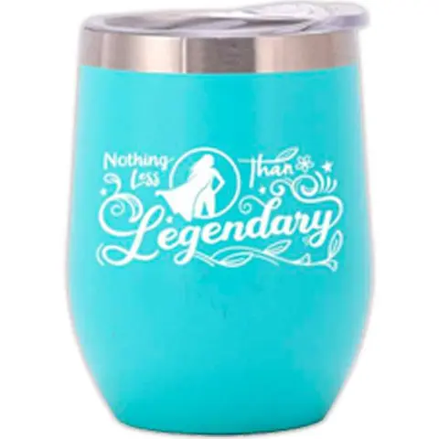 Insulated Tumbler Mug/Cup - Legendary Lady Labs - Nothing Less Than Legendary -  Portable Drinkware