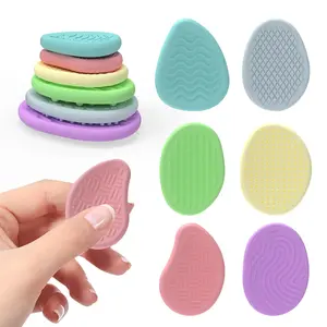 6pcs/set Sensory Stone Silicone Texture Stress Relief Fidget Toy, Soft Portable Anxiety Reliever for Autism Adhd, Quiet Calming Toy for Students TeensAdults, Sensory Grippie Set