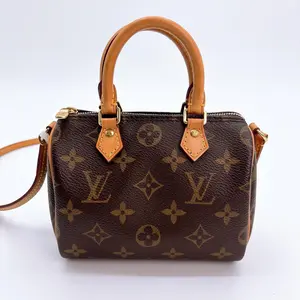 Pre-owned Louis Vuitton Speedy Bandouliere Bag Monogram Nano crossbody bag(TB2189)