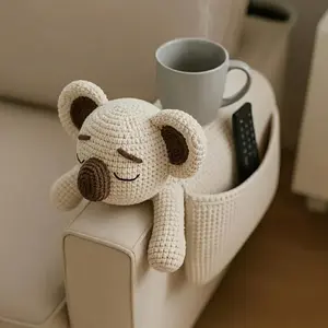 Handmade Crochet Kit, Sloth Sofa Storage Bag Set, Includes Full Crochet Tools, High-Quality Yarn, Tutorial, Perfect Gift for Family and Friends