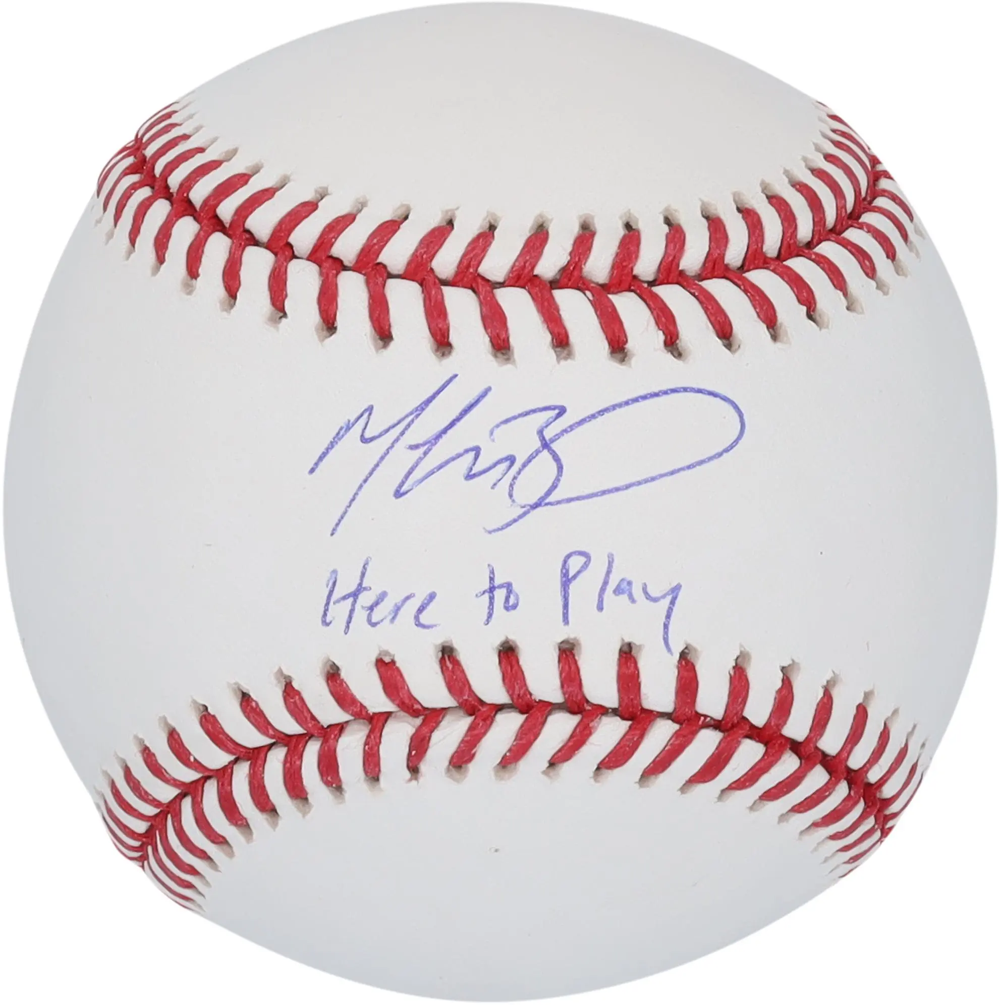 Mookie Betts Los Angeles Dodgers Autographed Baseball with "HereToPlay" Inscription - Fanatics Authentic Certified